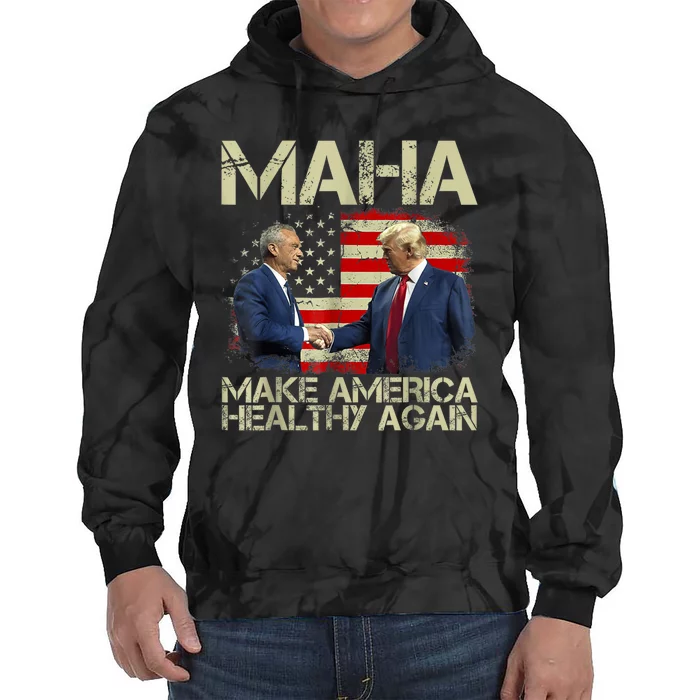 Maha Make America Healthy Again Trump Vance Kennedy 2024 Tie Dye Hoodie