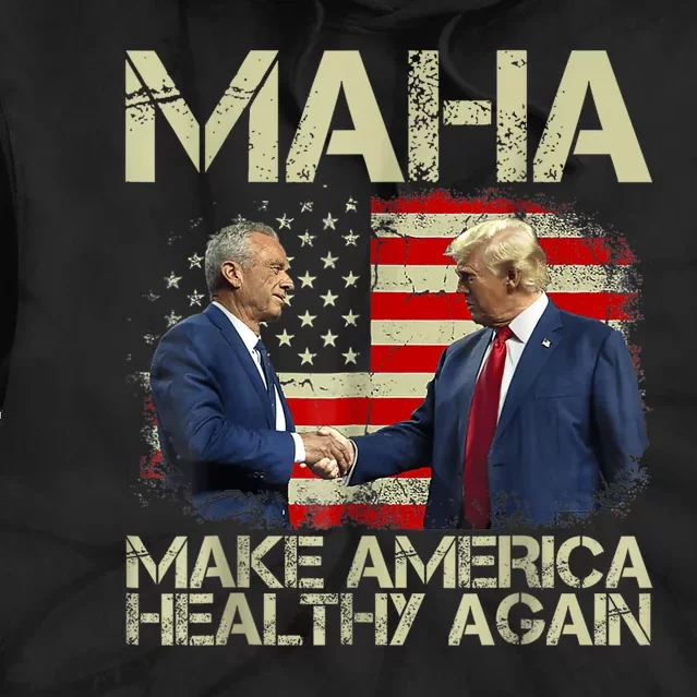 Maha Make America Healthy Again Trump Vance Kennedy 2024 Tie Dye Hoodie