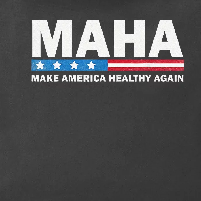 Maha Make America Healthy Again 2024 Us Election Gift Zip Tote Bag