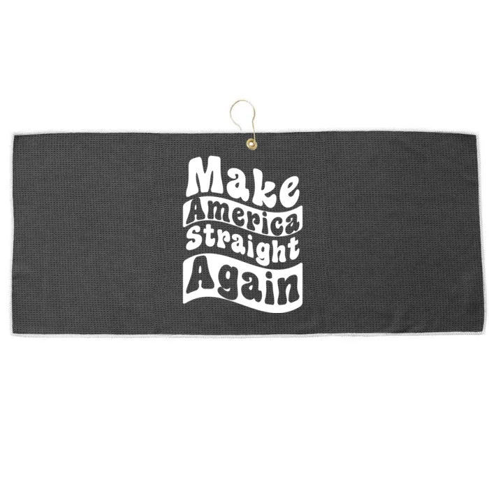 MASA Make America Straight Again Large Microfiber Waffle Golf Towel