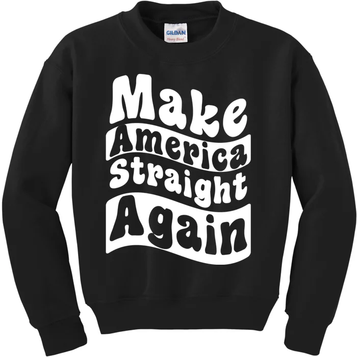 MASA Make America Straight Again Kids Sweatshirt