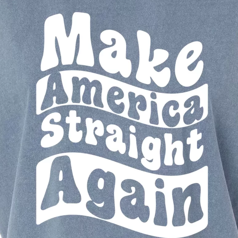 MASA Make America Straight Again Garment-Dyed Women's Muscle Tee