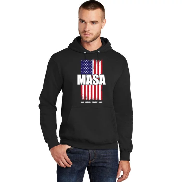 MASA Make America Straight Again Tall Hoodie