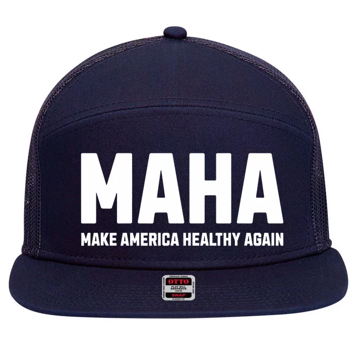 Maha Make America Healthy Again 7 Panel Mesh Trucker Snapback Hat