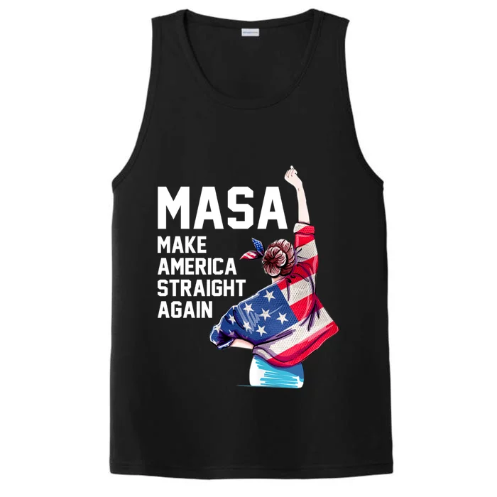 MASA Make America Straight Again Performance Tank