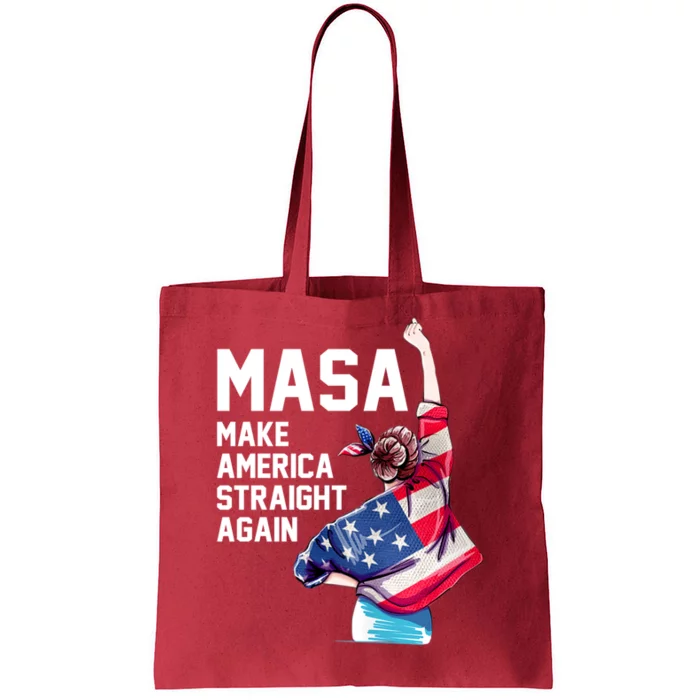 MASA Make America Straight Again Tote Bag