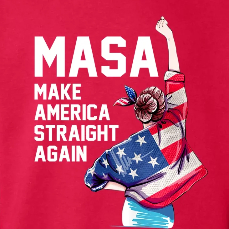 MASA Make America Straight Again Toddler Hoodie