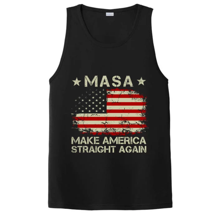 MASA Make America Straight Again Performance Tank