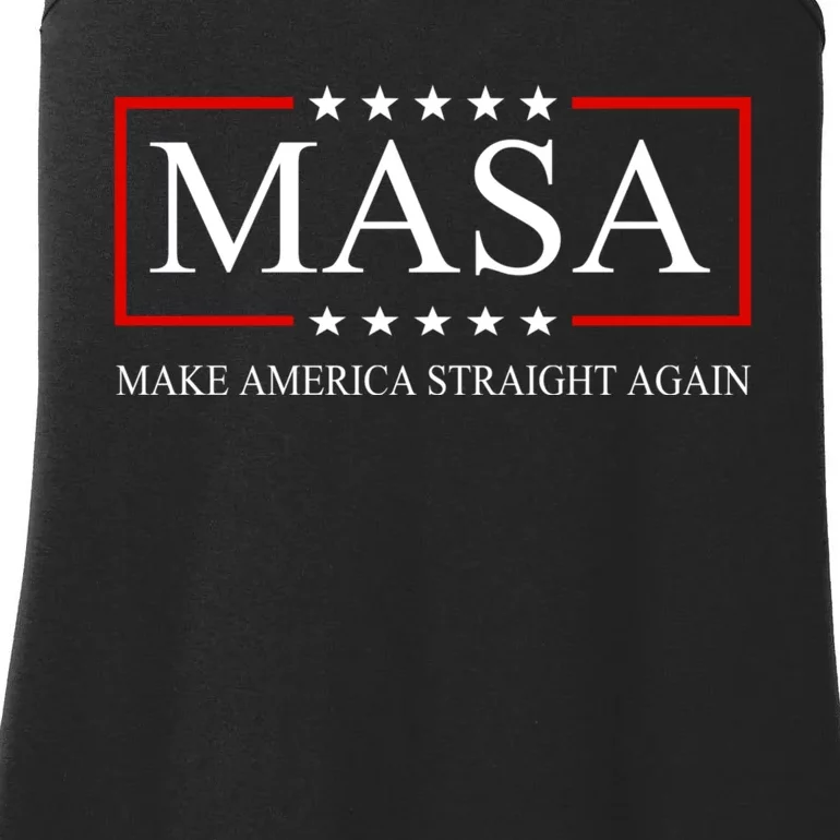 MASA Make America Straight Again Ladies Essential Tank