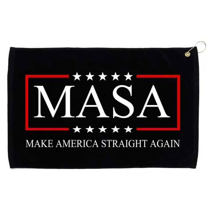 MASA Make America Straight Again Grommeted Golf Towel