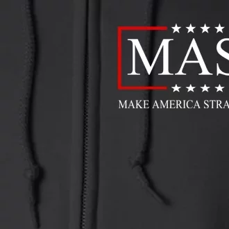 MASA Make America Straight Again Full Zip Hoodie