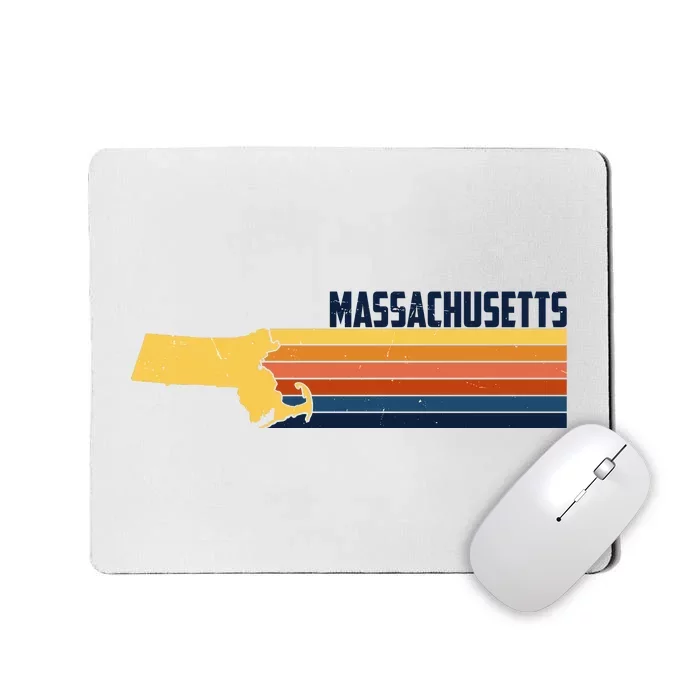 Retro Vintage Massachusetts Mousepad