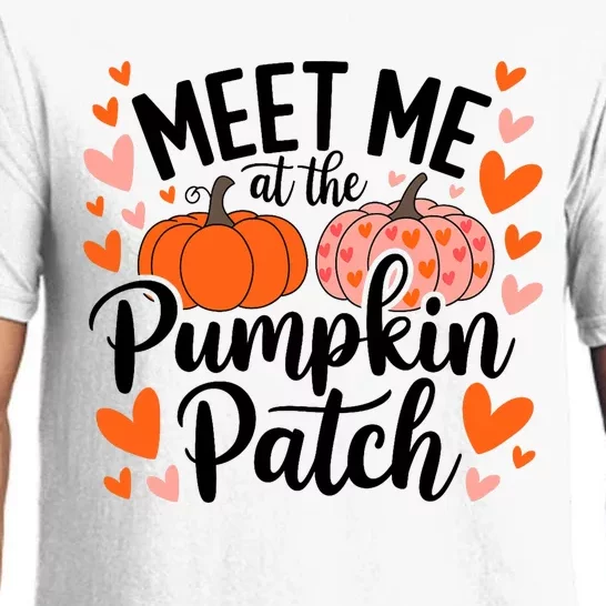 Meet Me At The Pumpkin Patch Truck Halloween Hello Fall 2024 Pajama Set