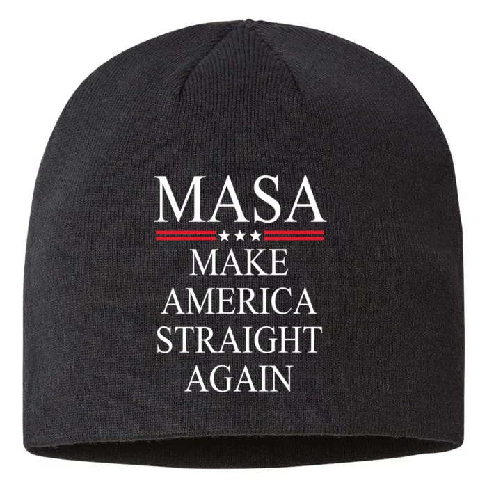 MASA Make America Straight Again 8 1/2in Sustainable Knit Beanie