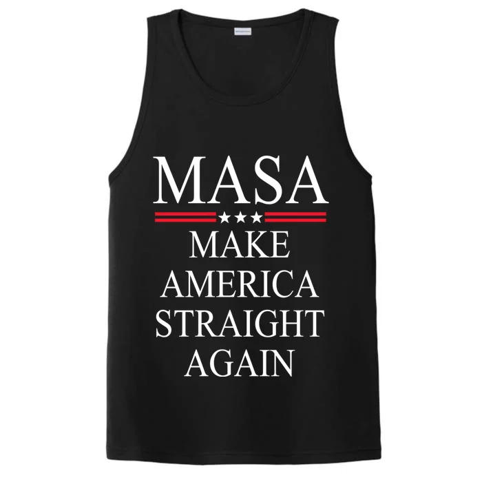 MASA Make America Straight Again Performance Tank