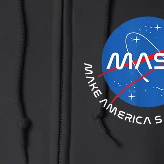 MASA MAKE AMERICA SMART AGAIN Full Zip Hoodie