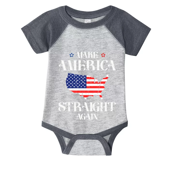 MASA Make America Straight Again Infant Baby Jersey Bodysuit