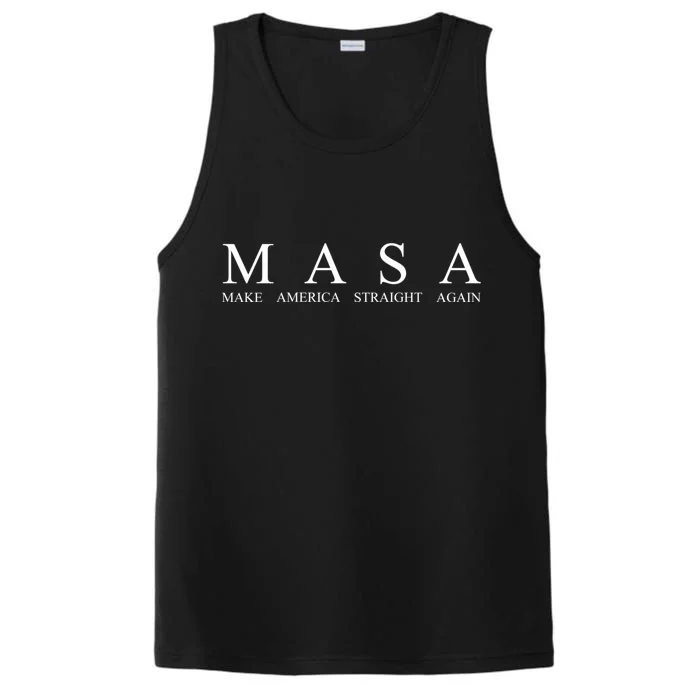 MASA Make America Straight Again Performance Tank