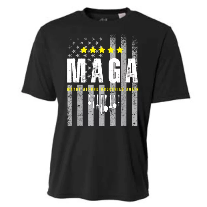 Maga Maybe Afford Groceries Again Cooling Performance Crew T-Shirt