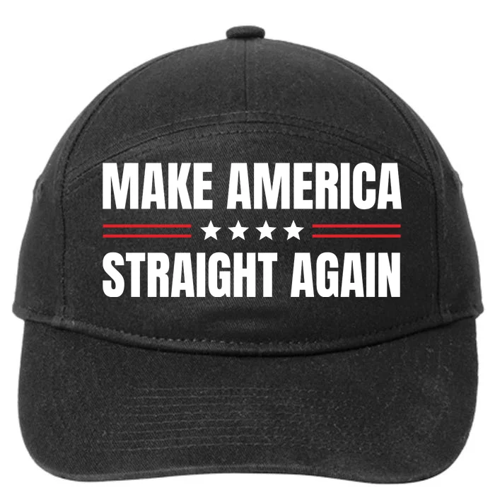 MASA Make America Straight Again 7-Panel Snapback Hat