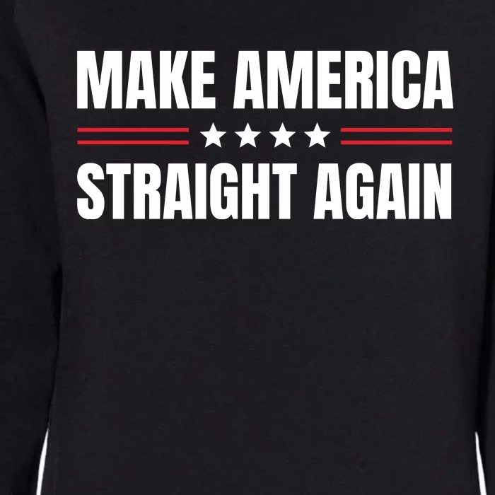 MASA Make America Straight Again Womens California Wash Sweatshirt