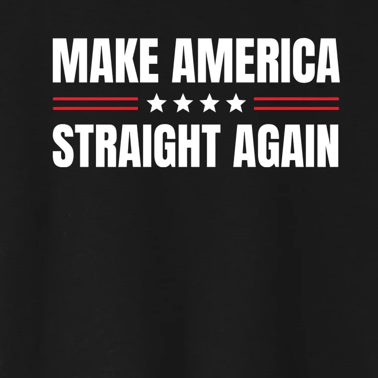 MASA Make America Straight Again Women's Crop Top Tee