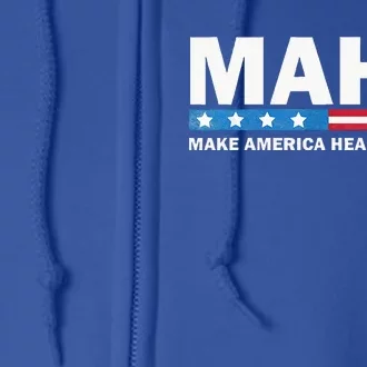 Maha Make America Healthy Again 2024 Full Zip Hoodie