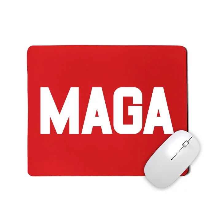 MAGA Make America Great Again Red Hats For Trump Mousepad