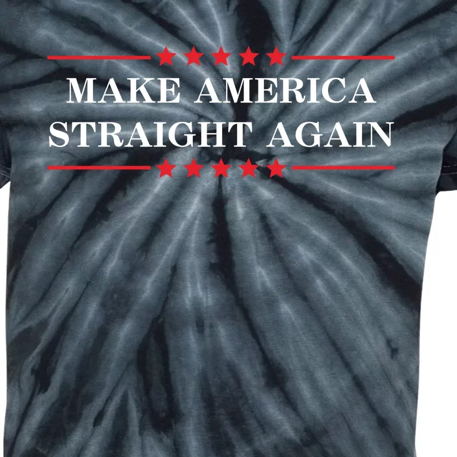 MASA Make America Straight Again Kids Tie-Dye T-Shirt