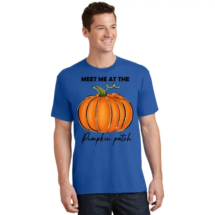 Meet Me At The Pumpkin Patch Cute Fall Halloween Gift T-Shirt