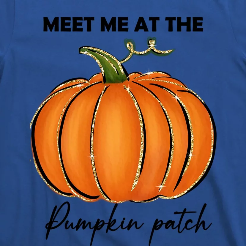 Meet Me At The Pumpkin Patch Cute Fall Halloween Gift T-Shirt