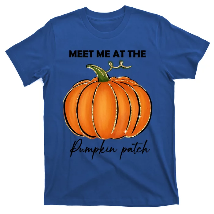 Meet Me At The Pumpkin Patch Cute Fall Halloween Gift T-Shirt