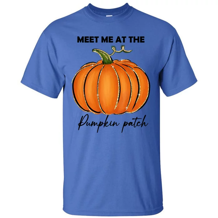 Meet Me At The Pumpkin Patch Cute Fall Halloween Gift Tall T-Shirt