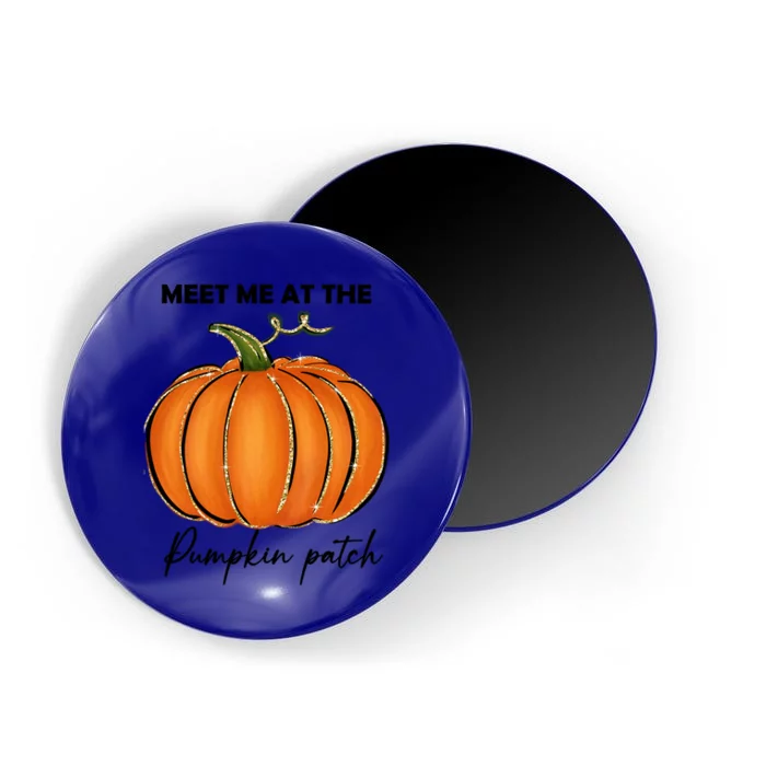 Meet Me At The Pumpkin Patch Cute Fall Halloween Gift Magnet