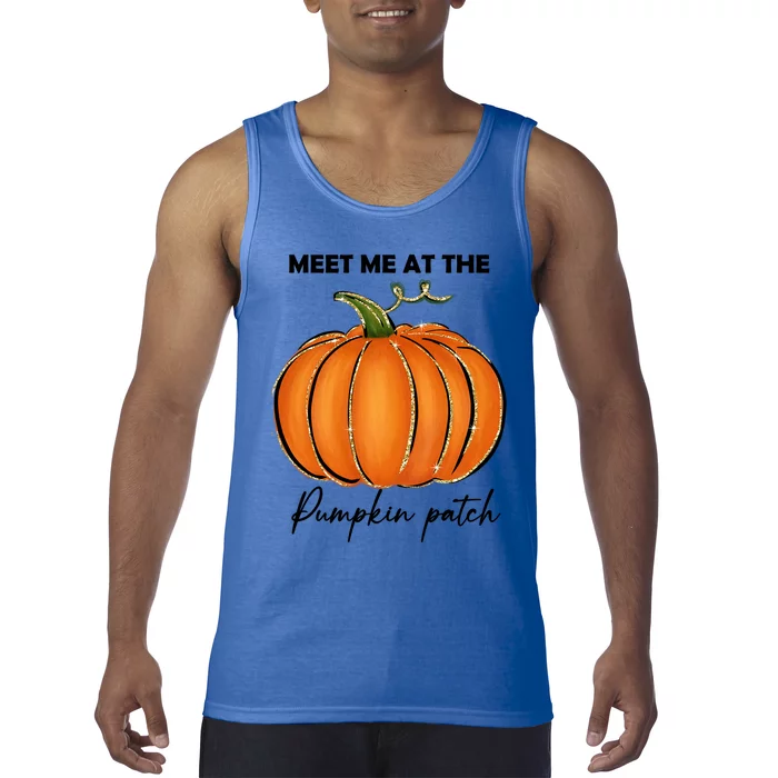 Meet Me At The Pumpkin Patch Cute Fall Halloween Gift Tank Top