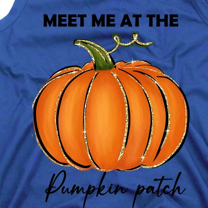 Meet Me At The Pumpkin Patch Cute Fall Halloween Gift Tank Top