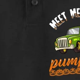 Meet Me At The Pumpkin Patch Truck Thanksgiving Farmer Dry Zone Grid Performance Polo