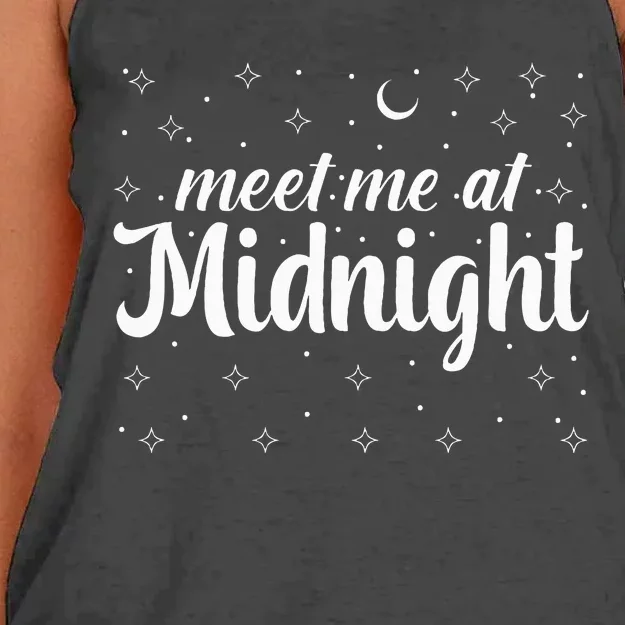 Meet Me At Midnight Women's Knotted Racerback Tank