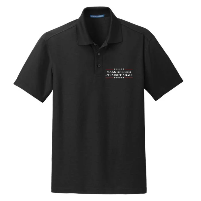 MASA Make America Straight Again Dry Zone Grid Performance Polo