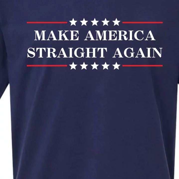 MASA Make America Straight Again Sueded Cloud Jersey T-Shirt