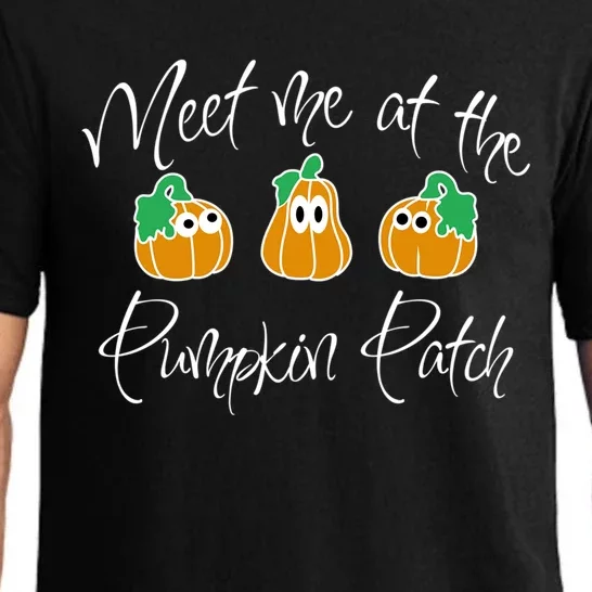 Meet Me At The Pumpkin Patch Fall Halloween Cool Gift Pajama Set