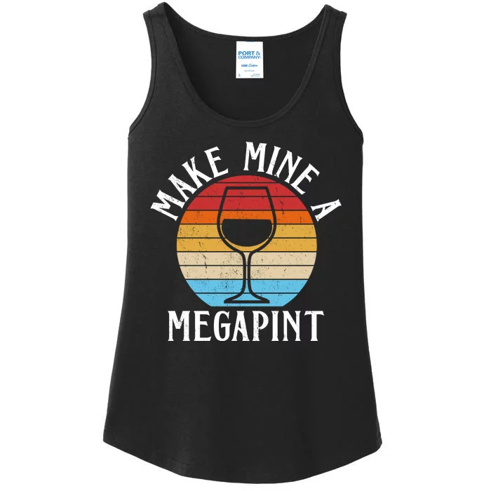 Make Mine A Megapint Wine Lover Johnny Depp Ladies Essential Tank