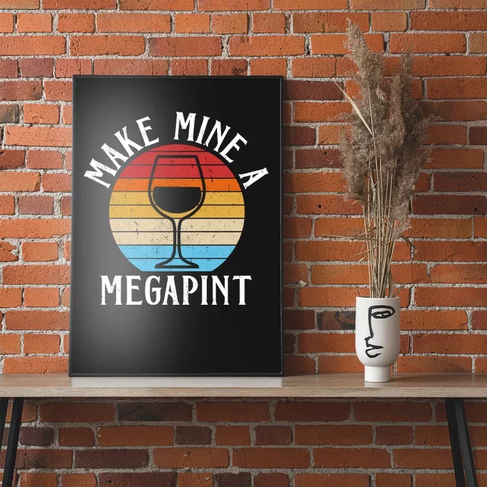 Make Mine A Megapint Wine Lover Johnny Depp Poster