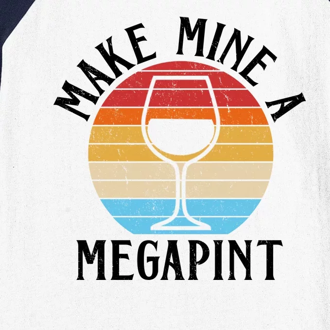 Make Mine A Megapint Wine Lover Johnny Depp Baseball Sleeve Shirt