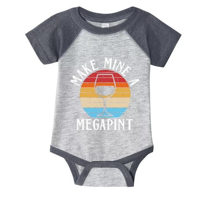 Make Mine A Megapint Wine Lover Johnny Depp Infant Baby Jersey Bodysuit