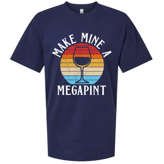 Make Mine A Megapint Wine Lover Johnny Depp Sueded Cloud Jersey T-Shirt