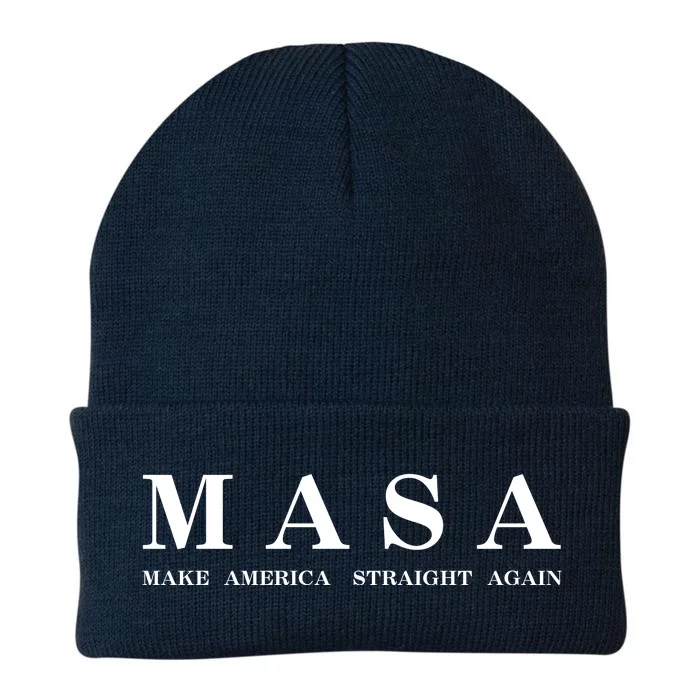 MASA Make America Straight Again Knit Cap Winter Beanie