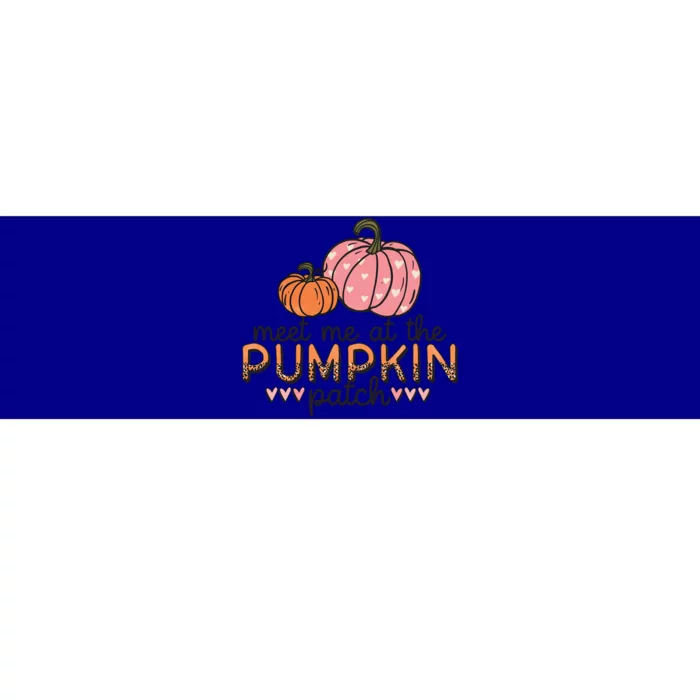 Meet Me At The Pumpkin Patch Autumn Teen Gift Bumper Sticker