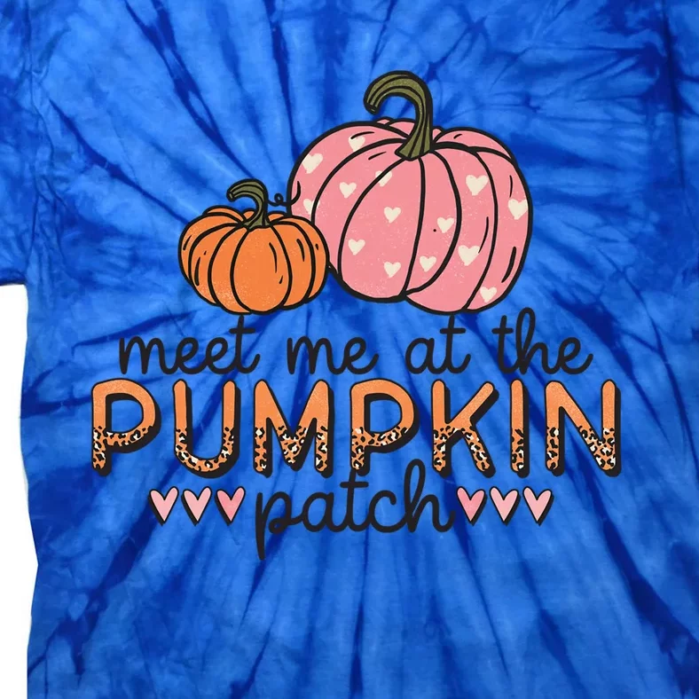 Meet Me At The Pumpkin Patch Autumn Teen Gift Tie-Dye T-Shirt