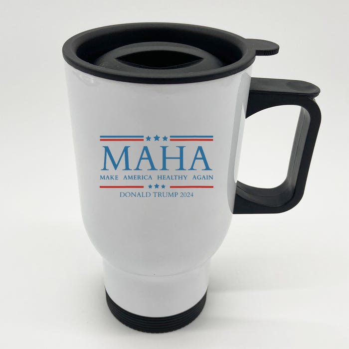 Maha Make America Healthy Again Front & Back Stainless Steel Travel Mug